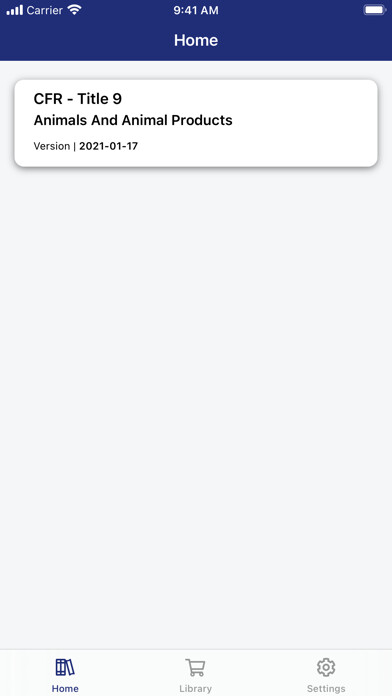 Emulate iPhone app CFR 9 by PocketLaw using MyAndroid