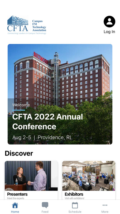 Emulate iPhone app CFTA 2022 Conference using MyAndroid Emulate iPhone app CFTA 2022 Conference using MyAndroid