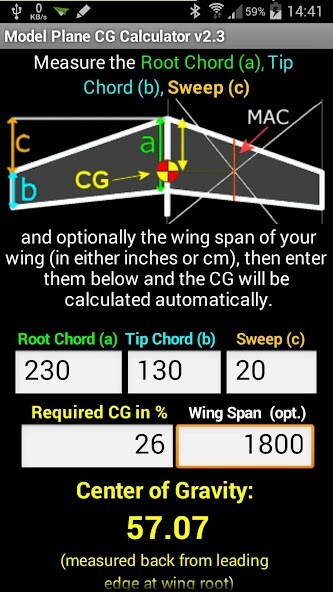 Emulate iPhone app CG Calc using MyAndroid Emulate iPhone app CG Calc using MyAndroid