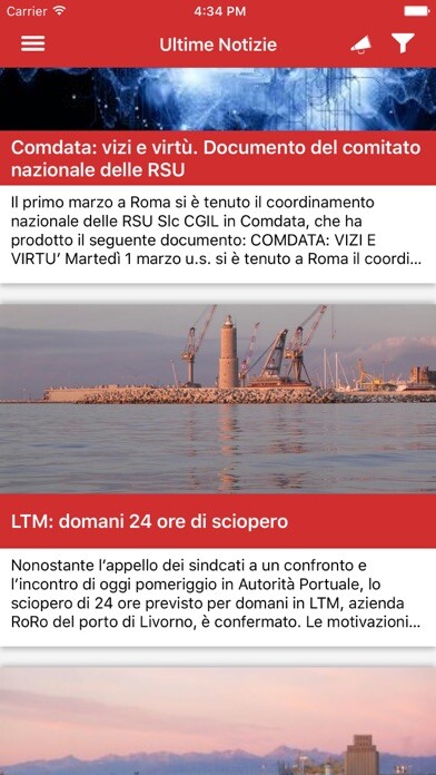 Emulate iPhone app CGIL Provincia Di Livorno using MyAndroid Emulate iPhone app CGIL Provincia Di Livorno using MyAndroid