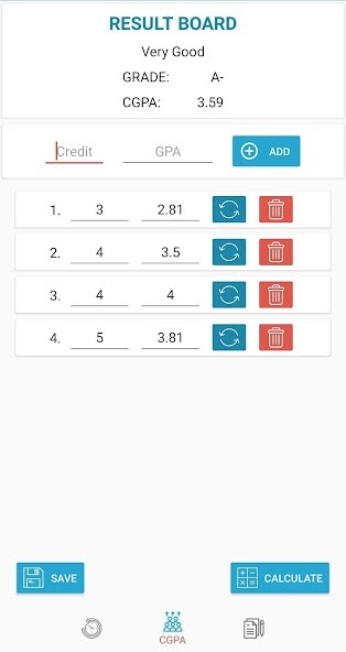 Run android online APK CGPA - Grade Calculator from MyAndroid or emulate CGPA - Grade Calculator using MyAndroid