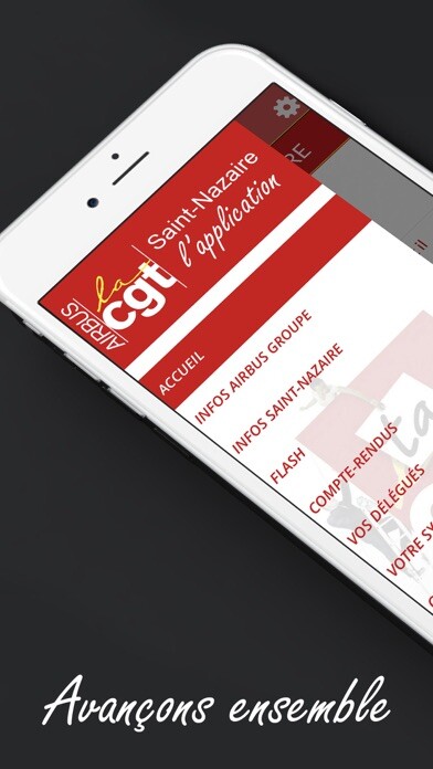 Emulate iPhone app CGT Airbus Saint-Nazaire using MyAndroid Emulate iPhone app CGT Airbus Saint-Nazaire using MyAndroid