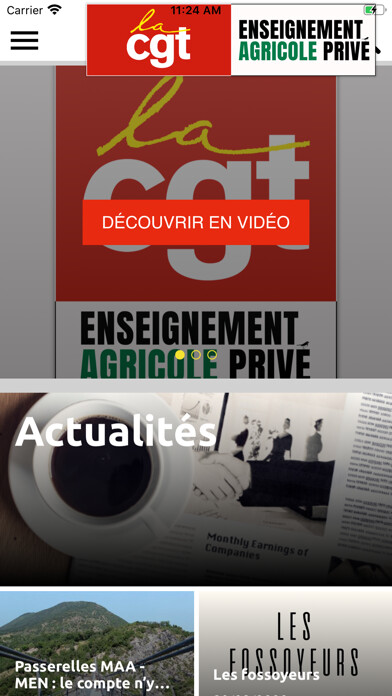 Emulate iPhone app CGT Ens Agricole Privé using MyAndroid Emulate iPhone app CGT Ens Agricole Privé using MyAndroid