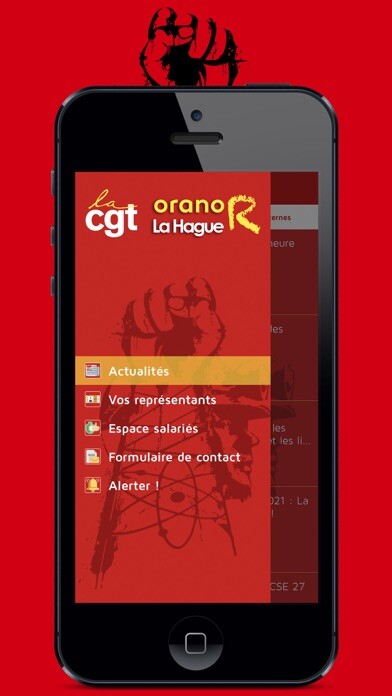 Emulate iPhone app CGT orano R La Hague using MyAndroid Emulate iPhone app CGT orano R La Hague using MyAndroid