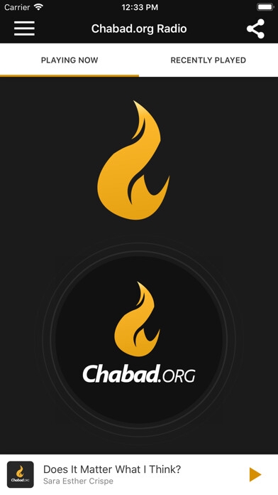 Emulate iPhone app Chabad.org Radio using MyAndroid Emulate iPhone app Chabad.org Radio using MyAndroid