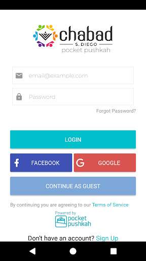 Run android online APK Chabad S Diego PocketPushkah from MyAndroid or emulate Chabad S Diego PocketPushkah using MyAndroid