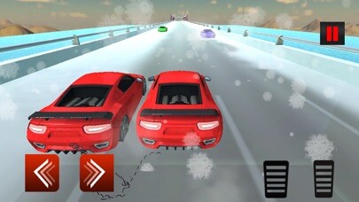 Emulate iPhone app Chained Car Race In Snow using MyAndroid