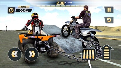 Emulate iPhone app Chained Muscle Motorbike using MyAndroid