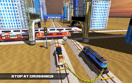 Run android online APK Chained Trains - Impossible Tracks 3D from MyAndroid or emulate Chained Trains - Impossible Tracks 3D using MyAndroid