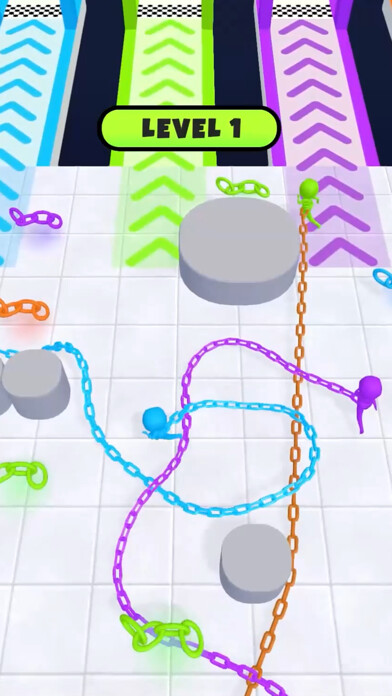 Emulate iPhone app Chain Race using MyAndroid