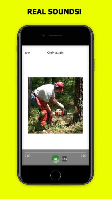 Emulate iPhone app Chainsaw Sounds & Lumberjack! using MyAndroid Emulate iPhone app Chainsaw Sounds & Lumberjack! using MyAndroid