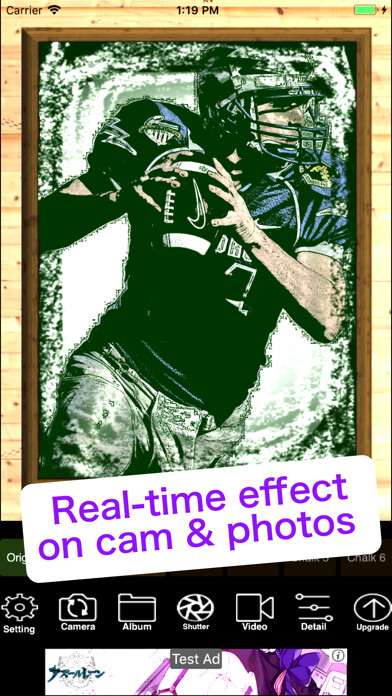 Emulate iPhone app Chalk Art Light-photo retouch using MyAndroid Emulate iPhone app Chalk Art Light-photo retouch using MyAndroid