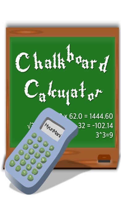 Emulate iPhone app ChalkBoard Calculator Easy using MyAndroid