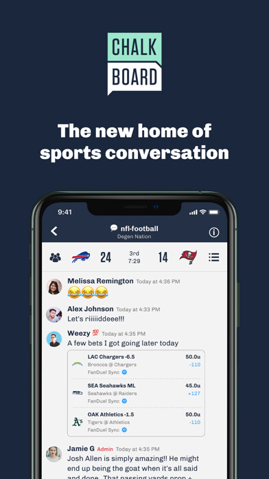 Emulate iPhone app Chalkboard Sports Group Chat using MyAndroid Emulate iPhone app Chalkboard Sports Group Chat using MyAndroid