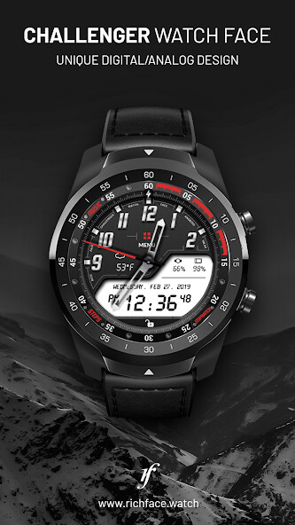Run android online APK Challenger Watch Face from MyAndroid or emulate Challenger Watch Face using MyAndroid