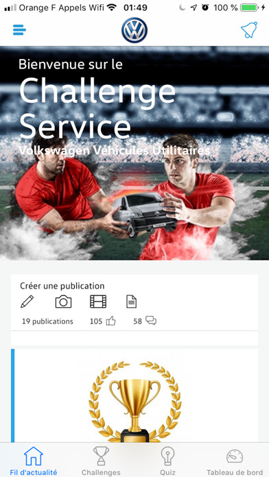 Emulate iPhone app Challenge VU using MyAndroid