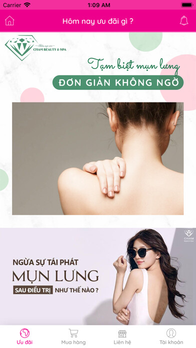 Emulate iPhone app Cham Beauty using MyAndroid