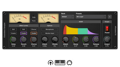 Emulate iPhone app Chameleon AUv3 Sampler Plugin using MyAndroid Emulate iPhone app Chameleon AUv3 Sampler Plugin using MyAndroid
