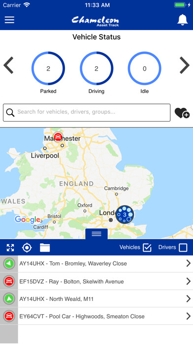 Emulate iPhone app Chameleon Fleet using MyAndroid Emulate iPhone app Chameleon Fleet using MyAndroid