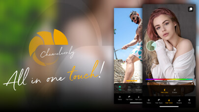 Emulate iPhone app Chameleonly - Photo Editor using MyAndroid