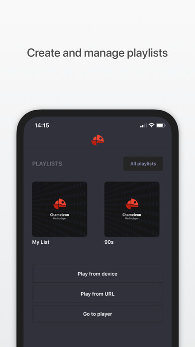 Emulate iPhone app Chameleon Mediaplayer using MyAndroid