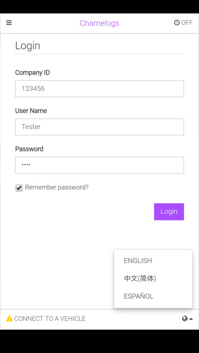 Emulate iPhone app Chamelogs using MyAndroid