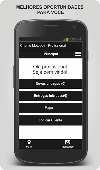Run android online APK Chame Motoboy - Profissional from MyAndroid or emulate Chame Motoboy - Profissional using MyAndroid