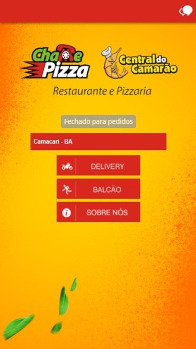 Emulate iPhone app Chame Pizza using MyAndroid