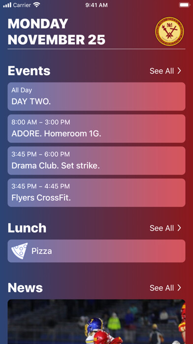 Emulate iPhone app Chaminade High School using MyAndroid Emulate iPhone app Chaminade High School using MyAndroid