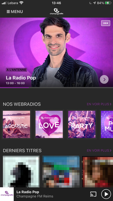 Emulate iPhone app CHAMPAGNE FM Officiel using MyAndroid Emulate iPhone app CHAMPAGNE FM Officiel using MyAndroid