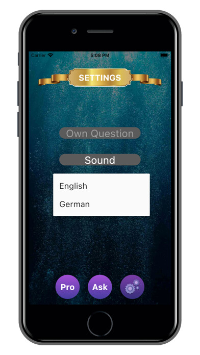 Emulate iPhone app Champagne Oracle using MyAndroid