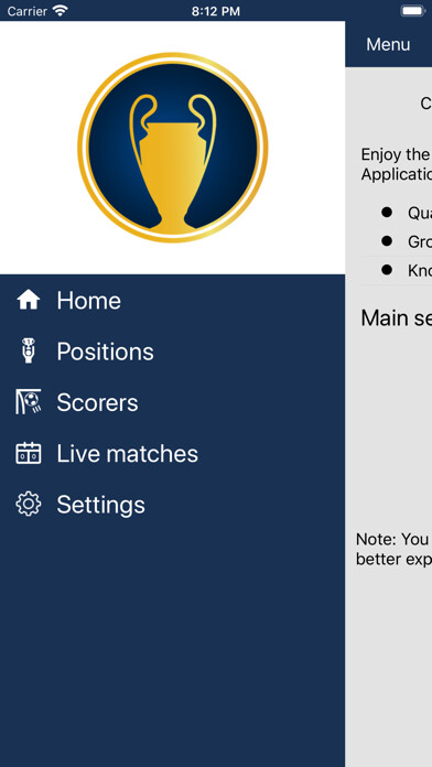 Emulate iPhone app Champions League live using MyAndroid Emulate iPhone app Champions League live using MyAndroid