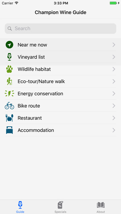 Emulate iPhone app Champion Wine Farm Guide using MyAndroid Emulate iPhone app Champion Wine Farm Guide using MyAndroid
