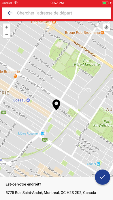 Emulate iPhone app Champlain Taxi using MyAndroid Emulate iPhone app Champlain Taxi using MyAndroid