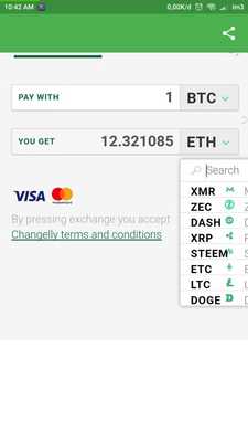 Emulate Android APK Changelly