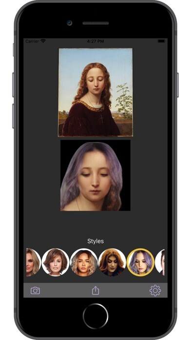 Emulate iPhone app ChangeMyHair using MyAndroid