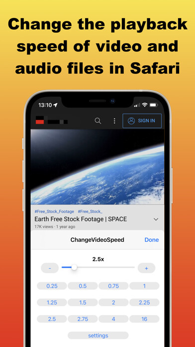 Emulate iPhone app Change Video Speed for Safari using MyAndroid Emulate iPhone app Change Video Speed for Safari using MyAndroid