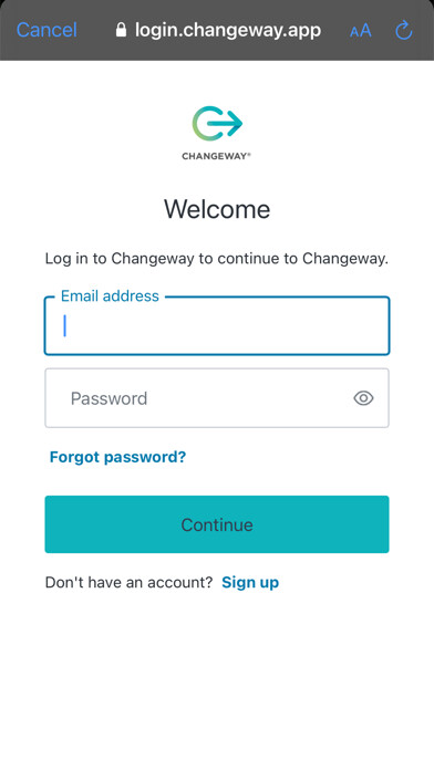 Emulate iPhone app Changeway using MyAndroid