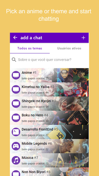 Run android online APK Chanime - Anime, Chat, Otaku from MyAndroid or emulate Chanime - Anime, Chat, Otaku using MyAndroid