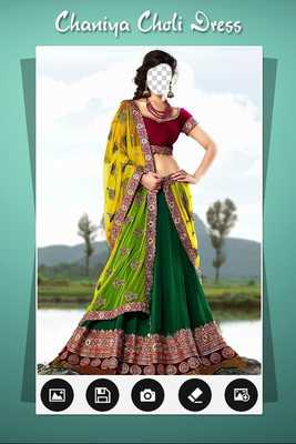 Emulate Android APK Chaniya Choli Dress Designs for women Photo Shoot