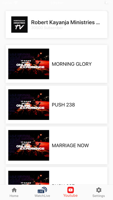 Emulate iPhone app Channel44 using MyAndroid