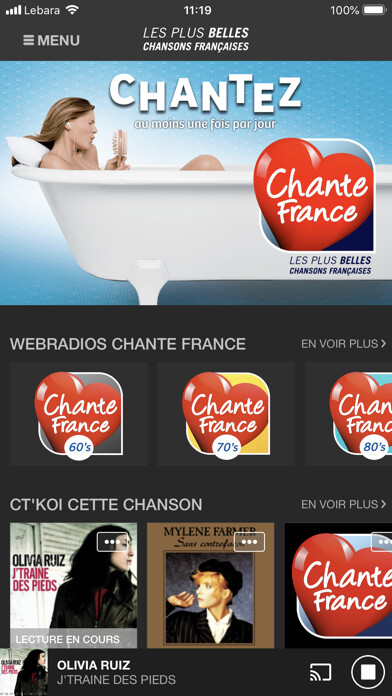 Emulate iPhone app Chante France using MyAndroid Emulate iPhone app Chante France using MyAndroid