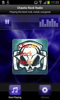Emulate Android APK Chaotic Rock Radio
