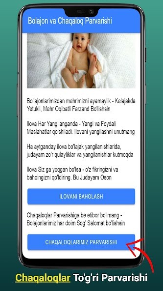 Run android online APK Chaqaloq Parvarishi va Chaqaloqlar ULgayishi from MyAndroid or emulate Chaqaloq Parvarishi va Chaqaloqlar ULgayishi using MyAndroid