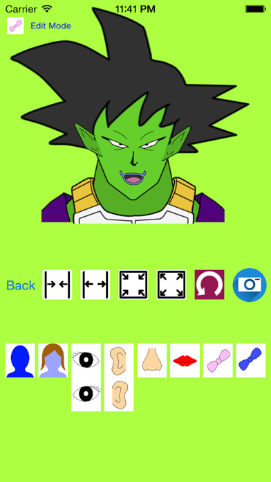 Emulate iPhone app CharacterMaker for Dragon Ball using MyAndroid Emulate iPhone app CharacterMaker for Dragon Ball using MyAndroid