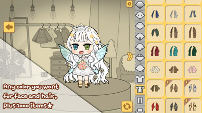 Emulate iPhone app Character Maker using MyAndroid