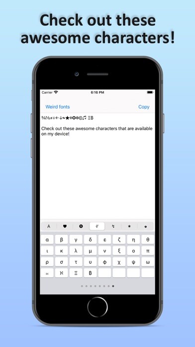 Emulate iPhone app Characters & Symbols using MyAndroid Emulate iPhone app Characters & Symbols using MyAndroid