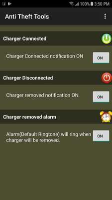 Emulate Android APK Charger Disconnected Alarm Emulate Android APK Charger Disconnected Alarm
