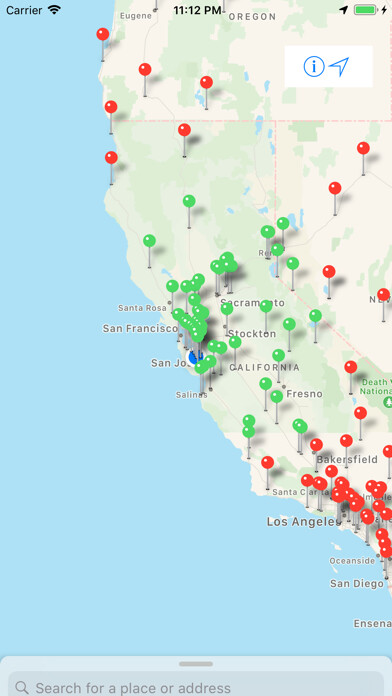 Emulate iPhone app Charger Locations using MyAndroid Emulate iPhone app Charger Locations using MyAndroid