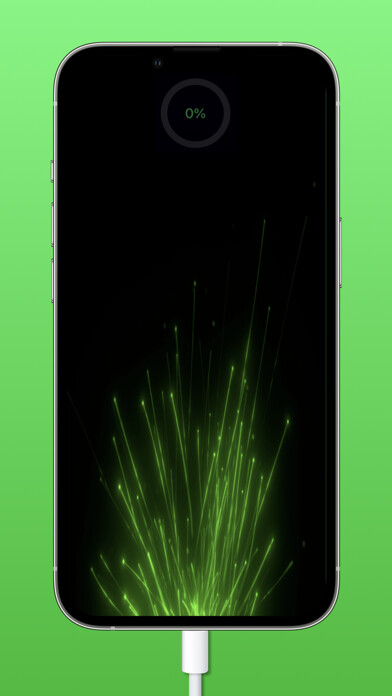 Emulate iPhone app CHARGEX - Charging Animation using MyAndroid